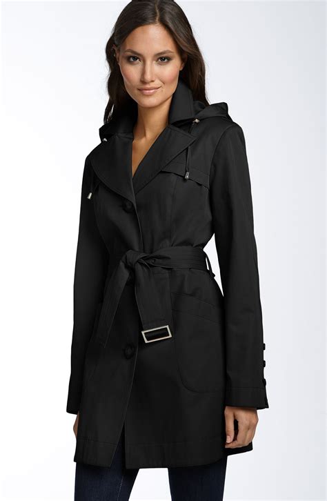 michael kors trench coat nordstrom rack|michael kors belted raincoat.